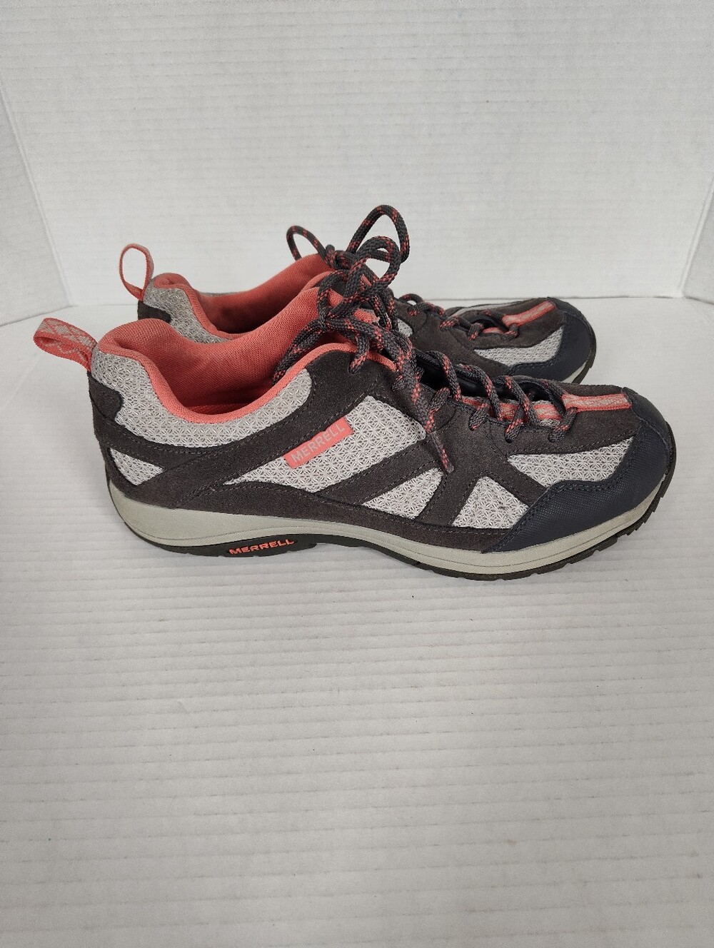 Merrell Zeolite Una Womens Hiking Walking Sneaker Size 8.5 Granite Coral